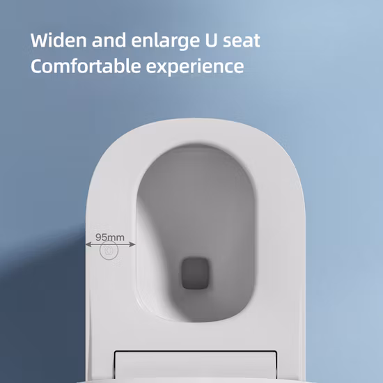 2023 Egns Sensore europeo automatico per bagno WC intelligente riscaldato intelligente Controllo vocale WC intelligente