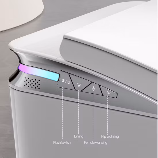 Toilette intelligente induttiva automatica in ceramica da pavimento